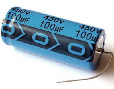 100uF 100 uF 450V Axial Electrolytic Capacitor