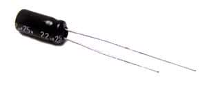 22uF 25V Radial Electrolytic Capacitor SME Series - click for details