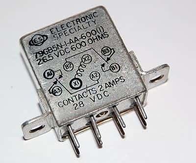 26.5V 600 ohm 8 Pin Relay 79GB5N-1-AA-600 - click for details
