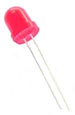 Red 8mm Jumbo LEDS Lights