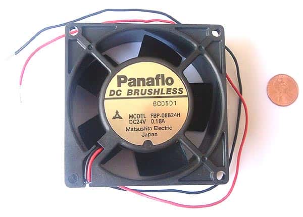 24V  0.18A .18 A Fan Brushless 5 Blade FBP-08B24H