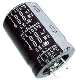 100uF 400V Radial Snap In Electrolytic Capacitor Nichicon GK Series - click for details