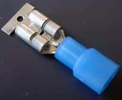 Solderless Crimp Terminals 0.3 Ring Yellow Stud 8 Connectors - click for details