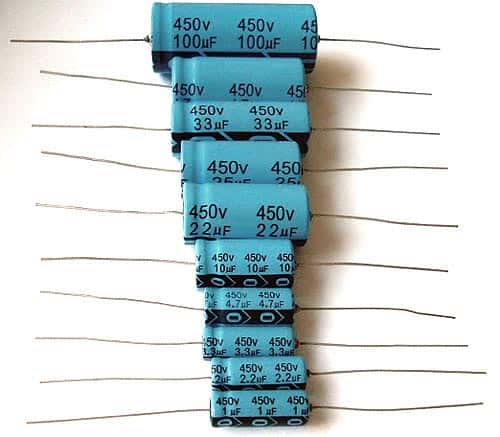 Axial Electrolytic Capacitor Assortment Kit 450V 20 PCS