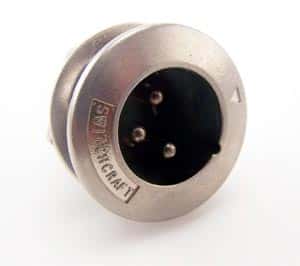 B3M XLR Quick Ground Microphone Male Connector Switchcraft - click for details