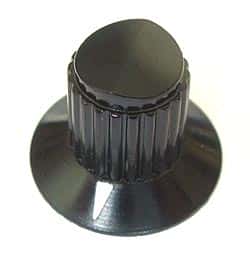 Black Instrument Pointer Push On Knobs Dials D Shaft