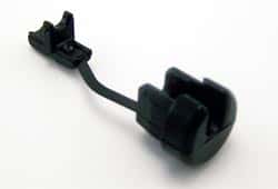 SR2M-1 Black 1060 Heyco Straight-Thru Strain Relief Bushing - click for details
