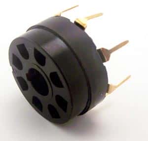 8 Pin Tube Sockets Gold Plated Leads - click for details