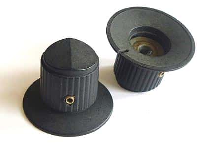 Black Plastic Large Control Indicator Knob Dial