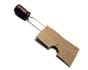 6.8uF 35V Mini Radial Electrolytic Capacitor - click for details