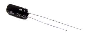 22uF 25V Radial Electrolytic Capacitor ECEA1EGE220 - click for details