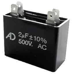 2uF 500V Motor Run Capacitor ADM500C205K - click for details