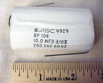 10uF 10 uF 280VAC Axial Film Capacitors BP104 10mF