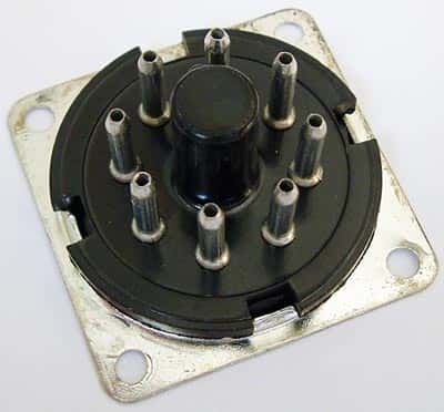 8 Pin Tube Socket Male Plug - click for details