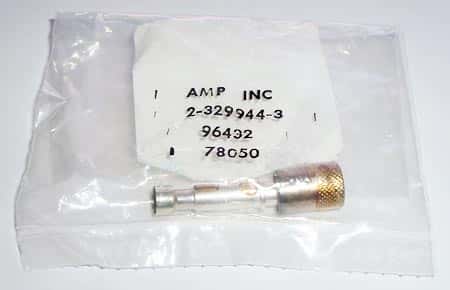 2-329944-3 Twin Threaded Plug Connector Amp - click for details