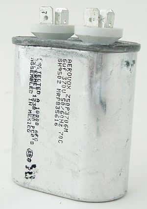 6uF 370VAC Motor Capacitors Aerovox Z50P3706M - click for details