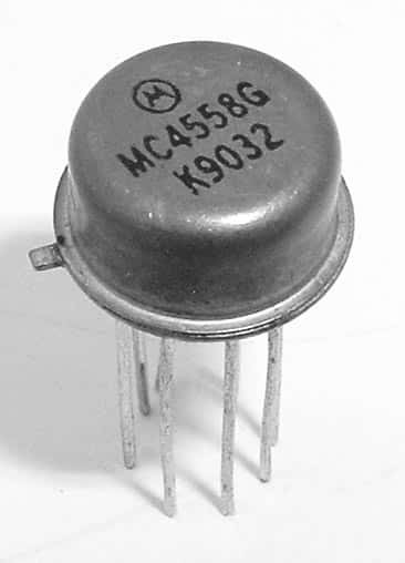 MC4558G Dual Op Amp Motorola - click for details