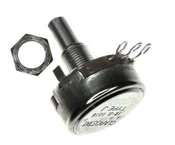 1 Meg Ohm 2.25W Linear Potentiometer Clarostat Type J - click for details