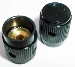Black Plastic Military Equipment Knob Raytheon RN-202F-1 - click for details