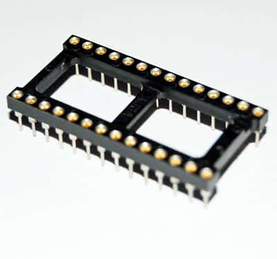 28 Pin Machined IC Sockets Mixed Manufacturers - click for details