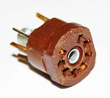 8 Pin Tube Socket with Sleeve Cinch Connectors - click for details