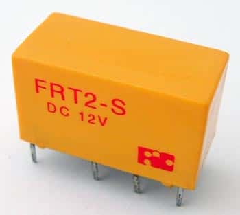 2A 12V Sub Miniature Light Duty Relay FRT2S - click for details