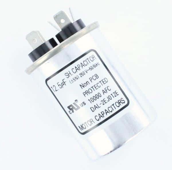 12.5uF 250VAC SH Motor Run Capacitor DAL-2EJ012E - click for details