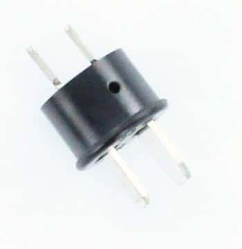 2 Blade Male Panel Mount Plug Beau 33 - click for details