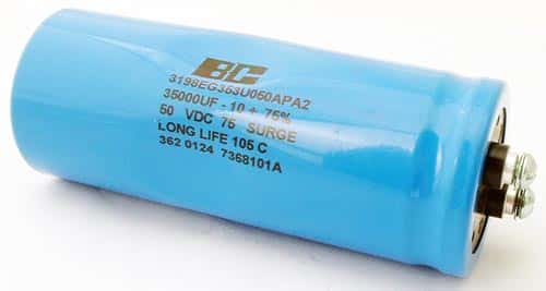 35000uF 50V Computer Grade Capacitor BC Components 3198EG353U050APA2 - click for details
