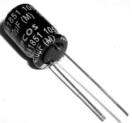 470uF 470 uF 35V 20&#37; Radial Electrolytic Capacitor Epcos® B41851A7477M8
