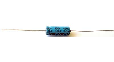3.3uF 3.3 uF 450V Axial Electrolytic Capacitor
