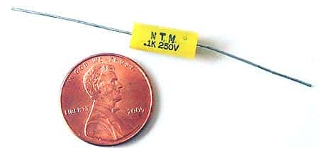 .1uF .1 uF 250V 10% Axial Film Capacitors