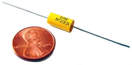.027uF .027 uF 200V 1% Axial Film Capacitors