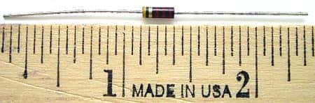 1/4W 2.2K ohm Allen Bradley Carbon Comp Resistor