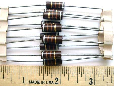1W 910 ohm 5% TRW Carbon Comp Resistors