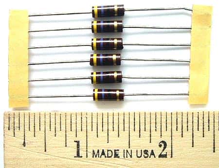 �W 47 ohm 5% Stackpole Carbon Comp Resistor