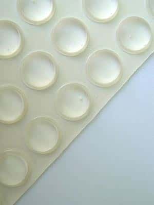 Self-Adhesive Rubber Feet Thick Clear Round Bumpers