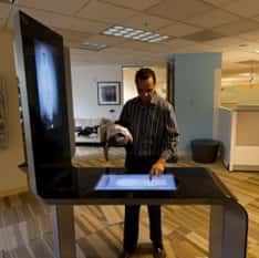 futuristic cash register from Intel