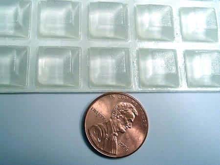 Clear Square Self-Adhesive Rubber Feet Bumpers 12.7mm X 5.8mm