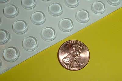 Clear Round Self-Adhesive Rubber Feet Small Bumpers 9.5mm X 3.2mm