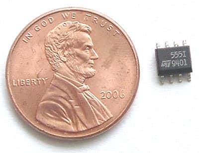 TS555IDT  TS 555 IDT Single CMOS Timer IC