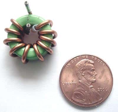 Coil ~ Copper Wire Wrap Toroid Inductor ~ 4.0uH