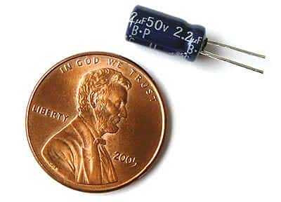 2.2uF 50V Non Polar Radial Electrolytic Capacitors