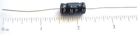 4.7uF 100V Non Polar Axial Electrolytic Capacitors
