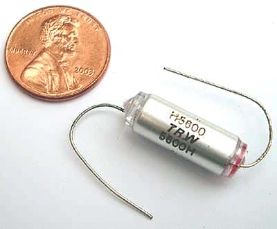 5600pF 160V 2.5% Polystyrene Capacitor Axial - click for details