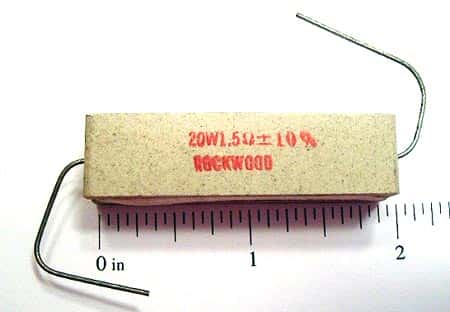 20W 1.5 ohm 10% Wirewound Power Sandblock Resistor