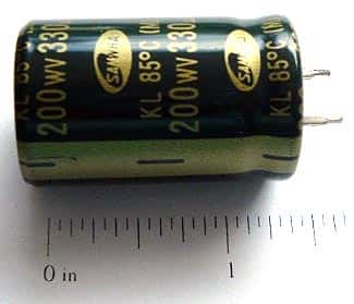 330uF 200V Radial Electrolytic Snap-In Capacitors KL20337M22035