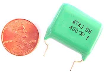 .47uF .47 uF 400V 5% Radial Film Capacitors