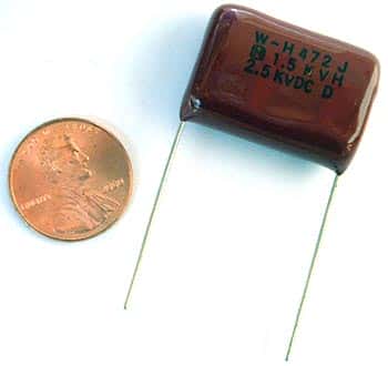 .0047uF .0047 uF 2500V 5% Radial Film Capacitors