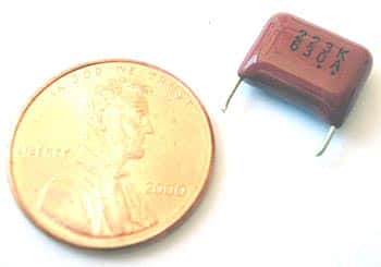 .022uF .022 uF 630V 10% Radial Film Capacitors Cut